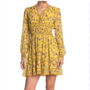 Max Studio V-neck smocked dress.